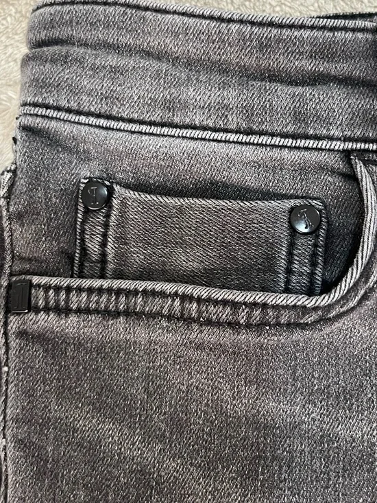 Anthropologie Pilcro Women’s Size 27 Midi Rise Straight Leg Jeans Black - Picture 10 of 16